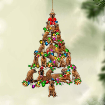 Ornament- Tosa-Christmas Tree Lights-Two Sided Ornament, Happy Christmas Ornament, Car Ornament - Thegiftio UK