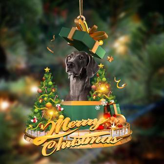 Ornament- Weimaraner-Christmas Gifts&dogs Hanging Ornament, Happy Christmas Ornament, Car Ornament - Thegiftio UK