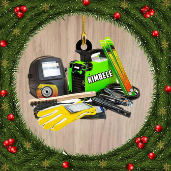Ornament - Welder Tool Custom Shaped Ornament, Custom Shaped Flat Ornament Christmas, Welder Tool Ornament - Thegiftio UK