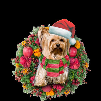 Ornament- Yorkshire Christmas Ornament, Happy Christmas Ornament, Car Ornament - Thegiftio UK