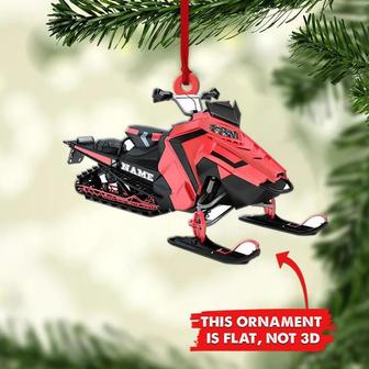 Ornaments Personalized Snowmobiles, Ornament Custom Snow Machine, Ski Doo Christmas Gift, Gift For Skier - Thegiftio UK
