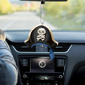 Pirates Hat Car Ornament, Pirates Hat Hanging Ornament, Funny Pirates Ornament - Thegiftio