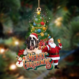 St Bernard-Christmas Tree&Dog Hanging Ornament - Thegiftio UK