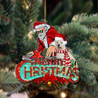 West Highland White Terrier-Christmas Rock Two Sided Ornament - Thegiftio UK