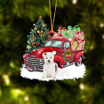 West Highland White Terrier/Westie Christmas Hanging Ornament Dog Ornament, Car Ornament, Christmas Ornament - Thegiftio UK
