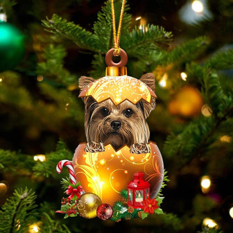Yorkshire .In Golden Egg Christmas Ornament - Thegiftio UK