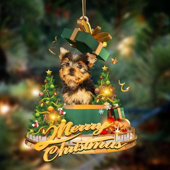 Yorkshire Terrier-Christmas Gifts&dogs Hanging Ornament, Happy Christmas Ornament, Car Ornament - Thegiftio UK