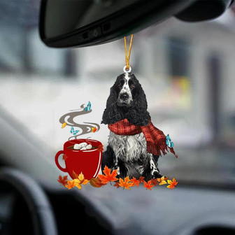 American Cocker Spaniel 1-Fall Chocolate-Two Sided Ornament - Thegiftio UK