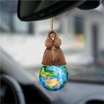 American Cocker Spaniel-Around My Dog-Two Sided Ornament - Thegiftio UK