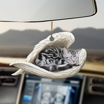 American Shorthair sleeping angel American Shorthair lovers cat lovers ornament - Thegiftio UK