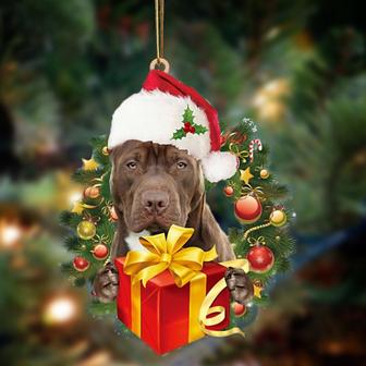 American Pit Bull Terrier-Dogs give gifts Hanging Ornament - Thegiftio UK