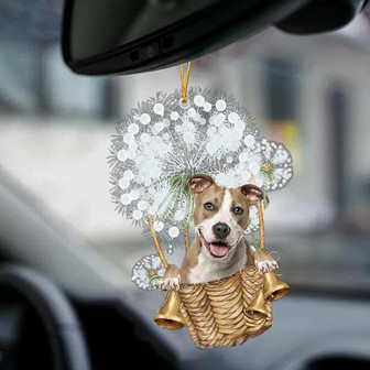 American Staffordshire Terrier-Dandelion-Two Sided Ornament - Thegiftio UK