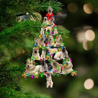Anatolian Shepherd-Christmas Tree Lights-Two Sided Ornament - Thegiftio UK