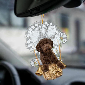 Australian Labradoodle2-Dandelion-Two Sided Ornament - Thegiftio UK