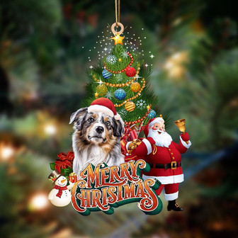 Australian Shepherd 2-Christmas Tree&Dog Hanging Ornament - Thegiftio UK