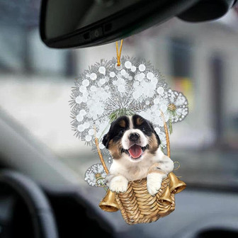 Australian Shepherd-Dandelion-Two Sided Ornament - Thegiftio UK