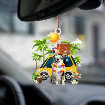 Australian Shepherd-Nice Summer-Two Sided Ornament - Thegiftio UK