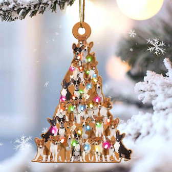 Basenji dog lovely tree gift for basenji lover gift for dog lover ornament - Thegiftio UK