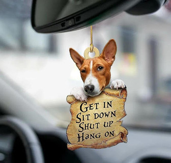 Basenji get in two sided ornament - Thegiftio UK