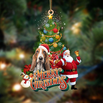 Basset Hound-Christmas Tree&Dog Hanging Ornament - Thegiftio UK