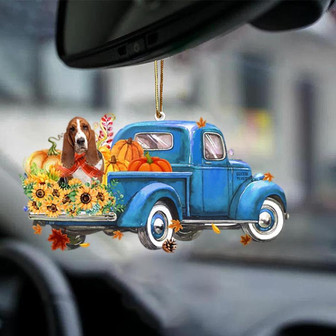 Basset Hound-Little Pumpkin-Two Sided Ornament - Thegiftio UK