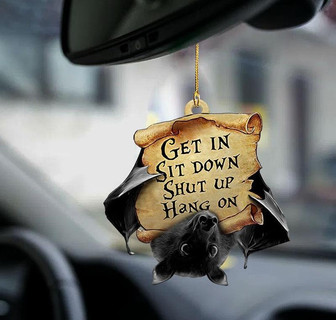Bat get in bat lover two sided ornament - Thegiftio UK