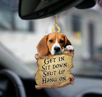 Beagle get in beagle lover dog mom two sided ornament - Thegiftio UK