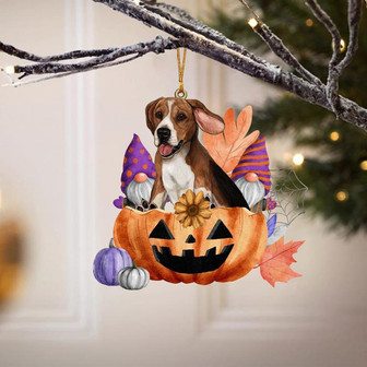 Beagle-Gnomes Pumpkins Hanging Ornament - Thegiftio UK