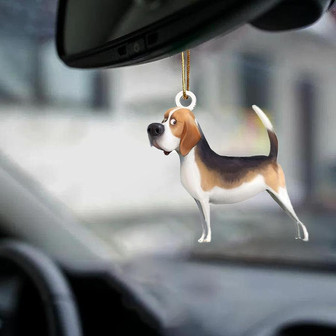 Beagle-Look at me-two sided ornament - Thegiftio UK