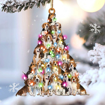 Beagle lovely tree gift for beagle lover gift for dog mom ornament - Thegiftio UK
