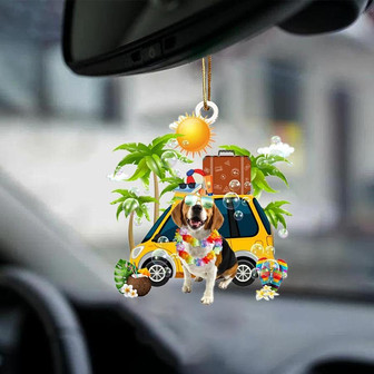 Beagle-Nice Summer-Two Sided Ornament - Thegiftio UK