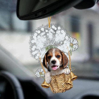 Beagle2-Dandelion-Two Sided Ornament - Thegiftio UK