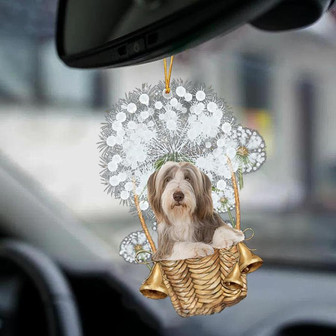 Bearded Collie-Dandelion-Two Sided Ornament - Thegiftio UK