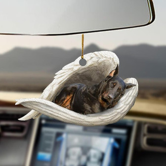 Beauceron sleeping angel Beauceron lovers dog mom ornament - Thegiftio UK