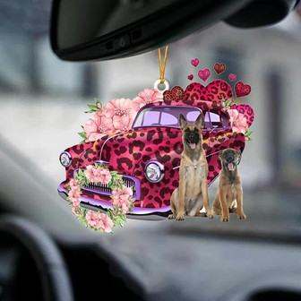 Belgian Shepherd-Make My Life-Two Sided Ornament - Thegiftio UK