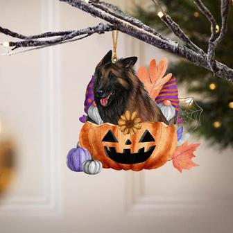 Belgian Tervuren-Gnomes Pumpkins Hanging Ornament - Thegiftio UK