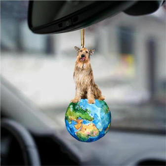Berger Picard-Around My Dog-Two Sided Ornament - Thegiftio UK