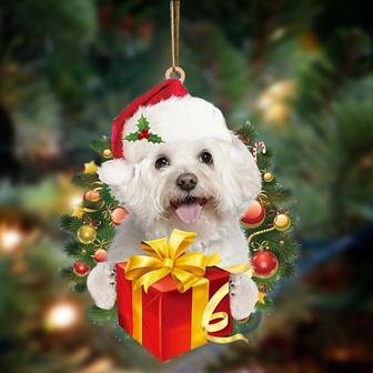 Bichon-Dogs give gifts Hanging Ornament - Thegiftio UK
