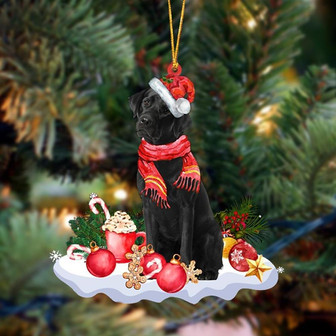 BLACK Labrador-Better Christmas Hanging Ornament - Thegiftio UK