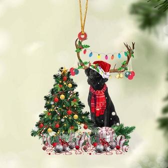 BLACK Labrador-Christmas Tree Gift Hanging Ornament - Thegiftio UK