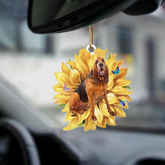 Bloodhound-The Sunshine-Two Sided Ornament - Thegiftio UK