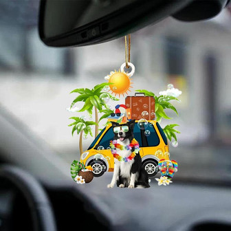 Border Collie 2-Nice Summer-Two Sided Ornament - Thegiftio UK