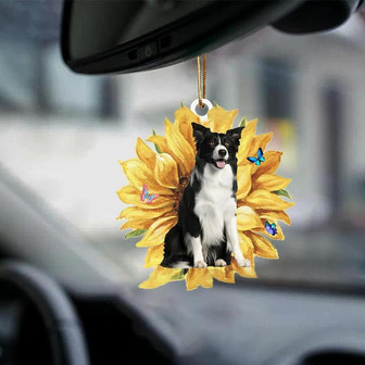Border Collie 2-The Sunshine-Two Sided Ornament - Thegiftio UK