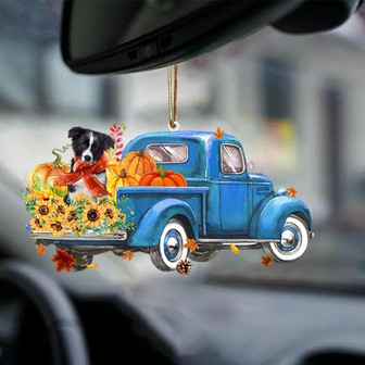 Border Collie-Little Pumpkin-Two Sided Ornament - Thegiftio UK