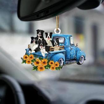 Border Collie -Take The Trip Classic- Two Sided Ornament - Thegiftio UK