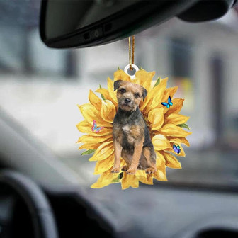 Border Terrier-The Sunshine-Two Sided Ornament - Thegiftio UK
