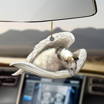 Borzoi sleeping angel Borzoi lovers dog moms ornament - Thegiftio UK