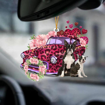 Boston Terrier-Make My Life-Two Sided Ornament - Thegiftio UK