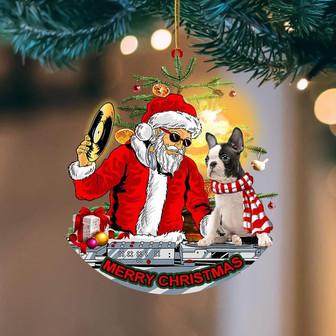 Boston2-Christmas Party-Two Sided Ornament - Thegiftio UK