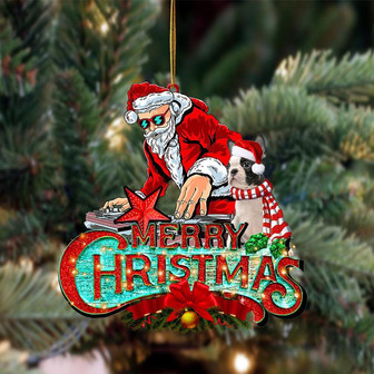 Boston2-Christmas Rock Two Sided Ornament - Thegiftio UK